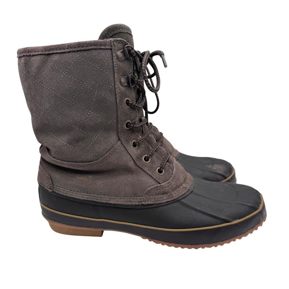 G.H. Bass‎ 10 Brown Duck Boots Men's Superior Leather Upper Winter